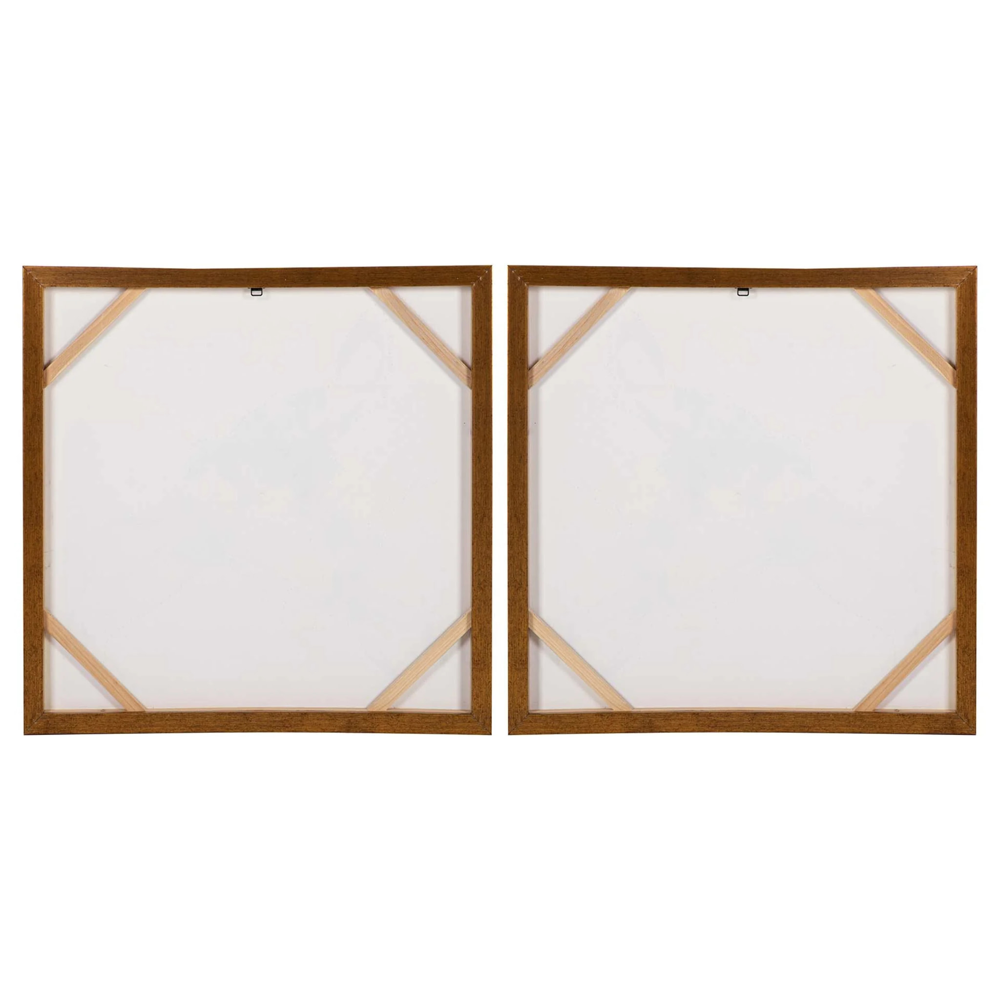 Set 2 Cuadros 80% Pintado A Mano Y Foil 80x4x80 Cm