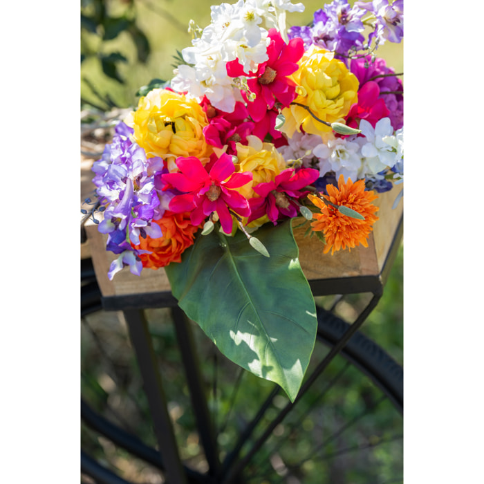 J-Line fleur Delphinium - plastique - mauve foncé - 12 pcs