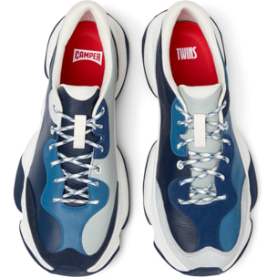 Zapatillas - CAMPER Karst 2 Twins - Azul - Cuero liso