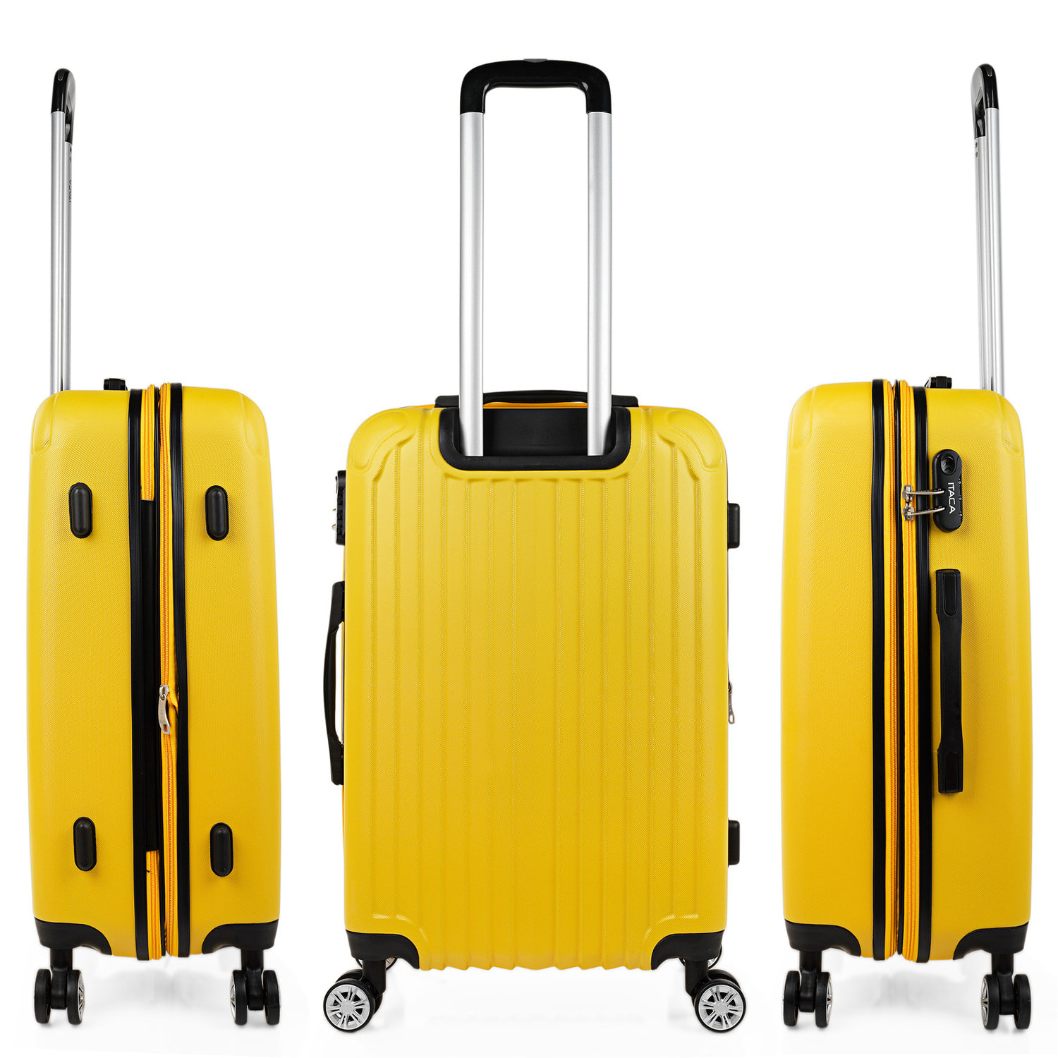 Maleta Itaca Sevron Set 2 Unidades Amarillo
