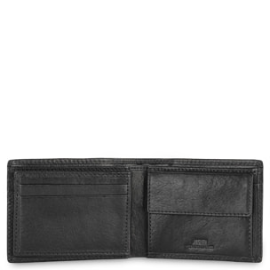 Cartera Hombre Piel Jaslen Hannover Negro