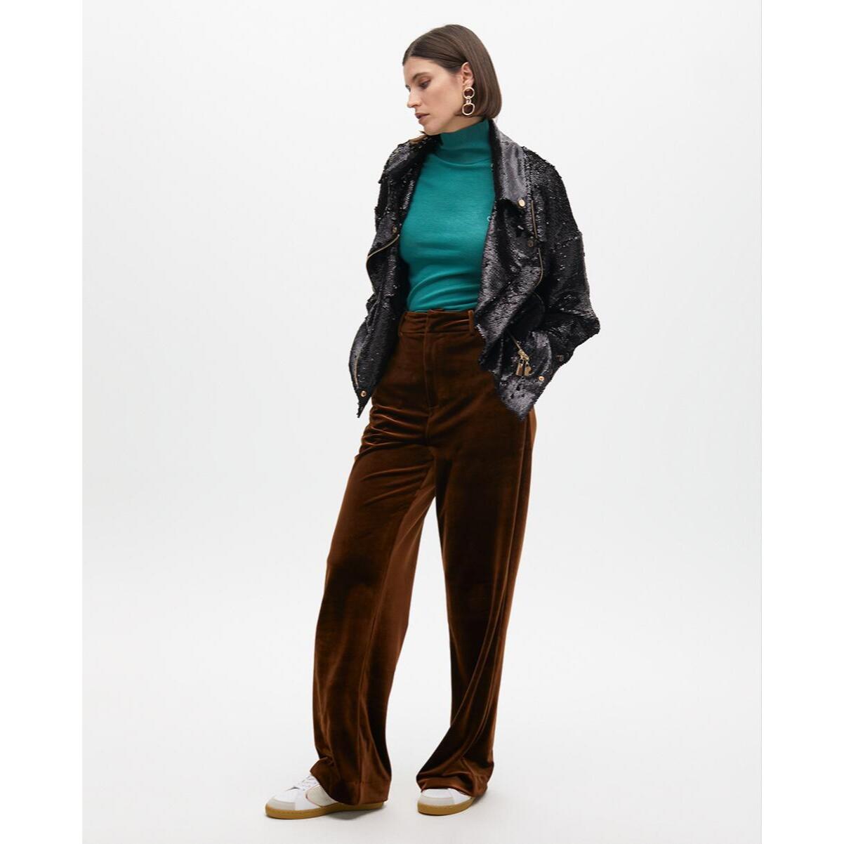 Giacca Biker di Paillettes