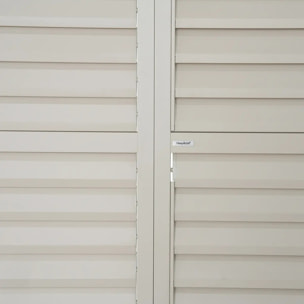 Persienne pour Pergola bioclimatique Evora 6x3,6 m argile