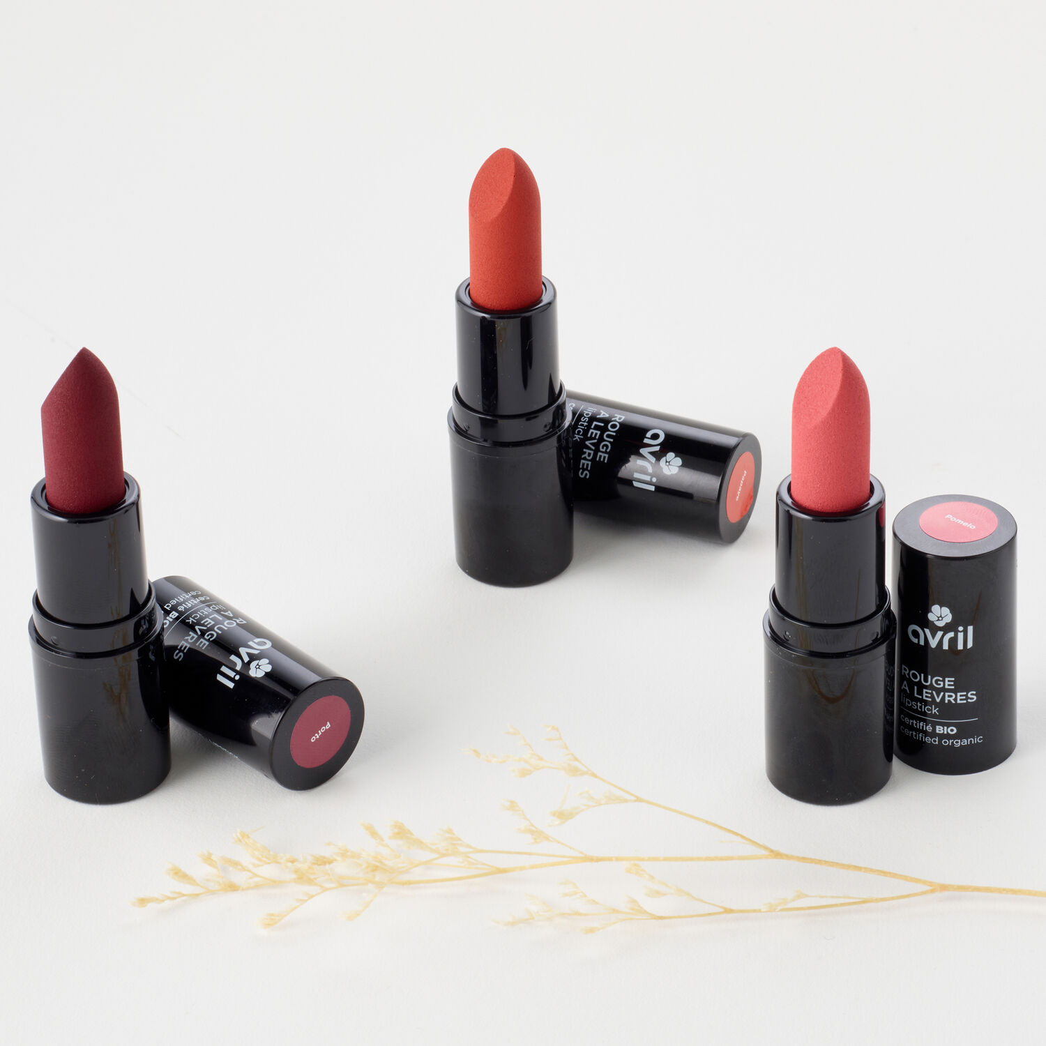 Rouge à Lèvres Certifié Bio - Rouge à Lèvres au Beurre de Karité 