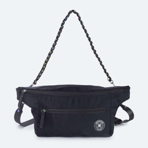 GLOSS FANNYPACK BLACK