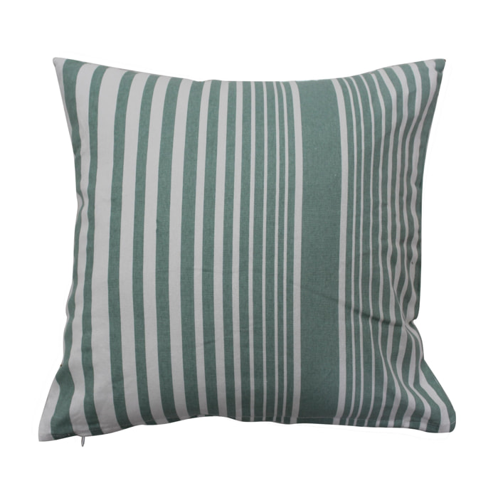 Cuscino 40x40 con federa Stripe pastel blue