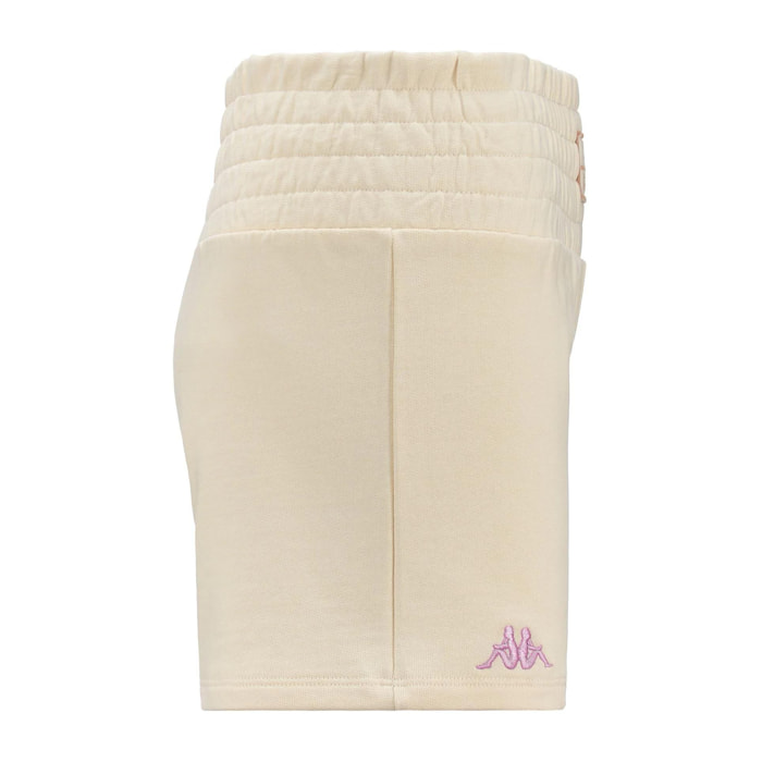 Pantaloncini Kappa Donna AUTHENTIC SAMAEL ORGANIC Bianco