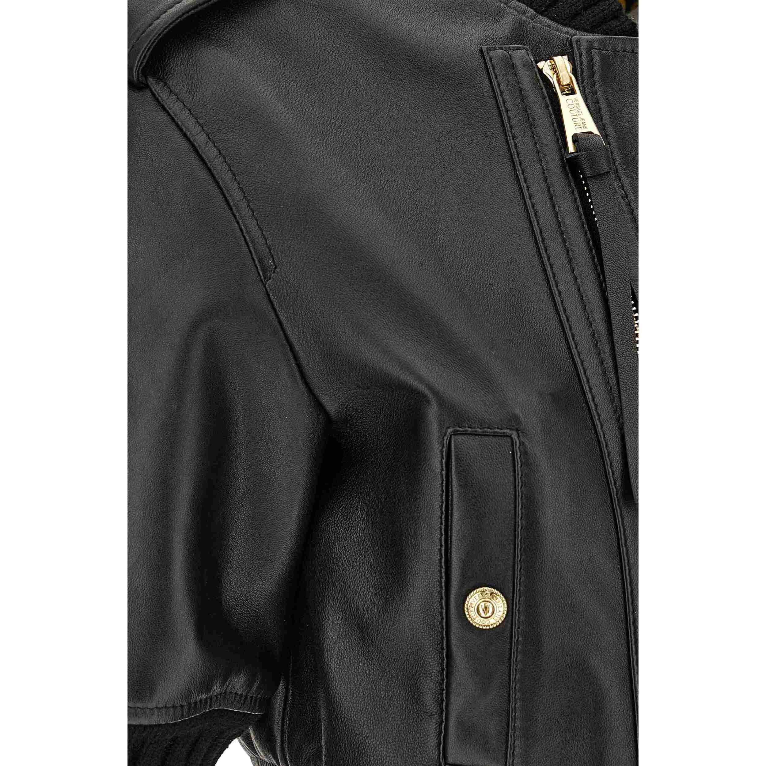 Versace Jeans Couture giacca di pelle