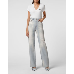 PHILIPP PLEIN Wide-leg jeans