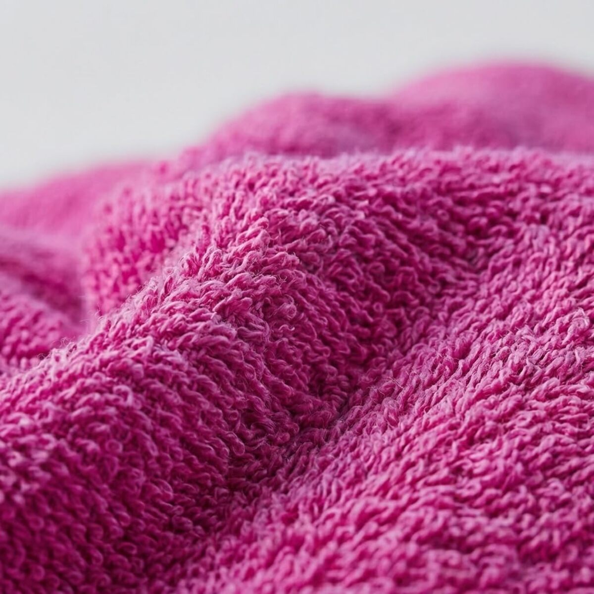 Accappatoio in spugna di cotone - FUXIA