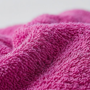 Accappatoio in spugna di cotone - FUXIA