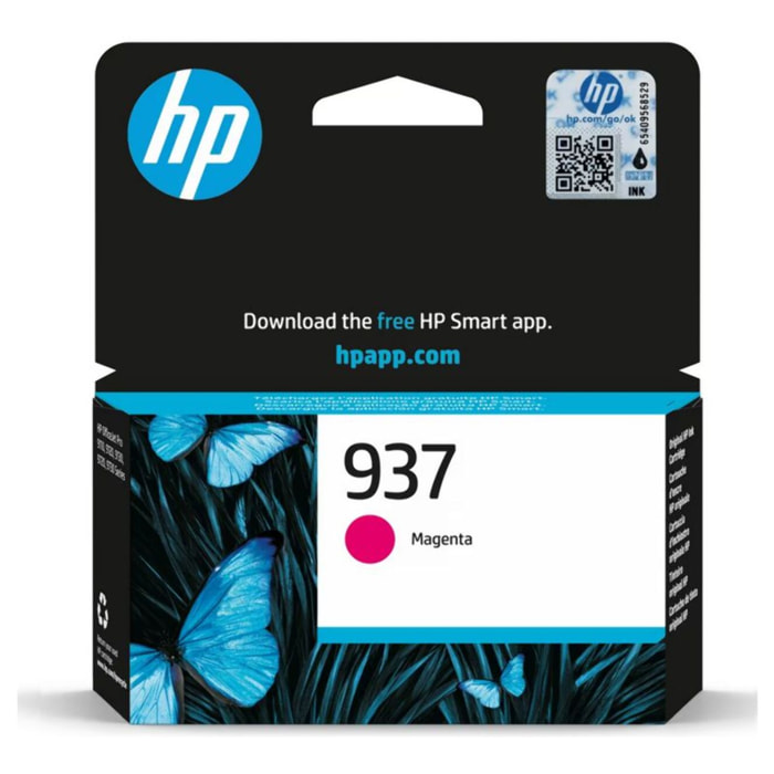 Cartouche d'encre HP Originale 937 Magenta Standard - 6T0J2AE