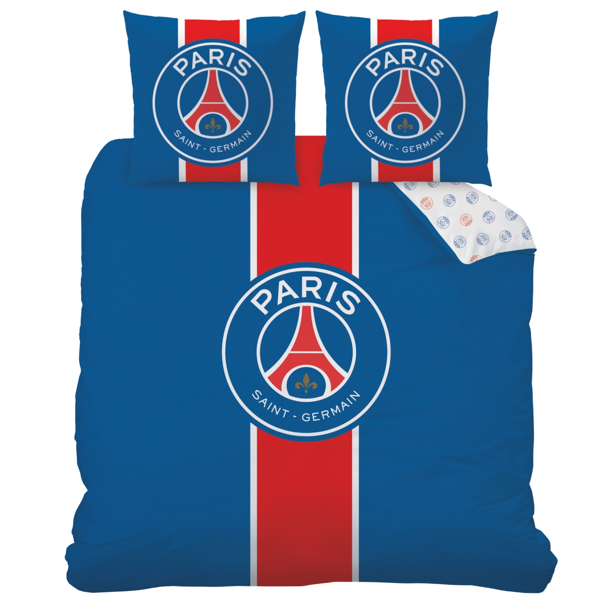 Parure de lit imprimée 100% coton, PSG CLASSIC