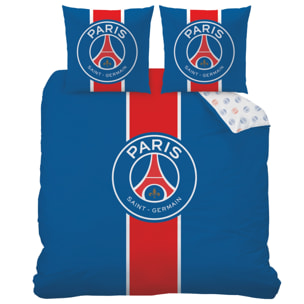 Parure de lit imprimée 100% coton, PSG CLASSIC