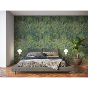 Papel pintado CERAMIKO, Mural Jungla Tropical - Verde 300x330 cm