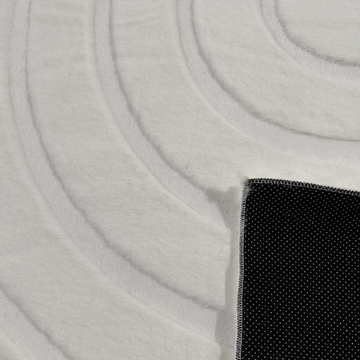 Tapis salon, faux uni sobre, texture en relief