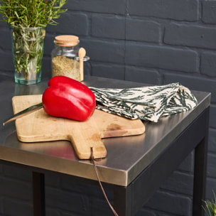 Cuisine extérieure acier 2 étagères L49cm NAXOS