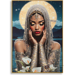 STAMPA C/LED SU TELA LACCATA C/CORNICE VENUS CM 70X4
X100