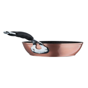 sartén ø20x4,5cm en aluminio forjado con revestimiento antiadherente ilag