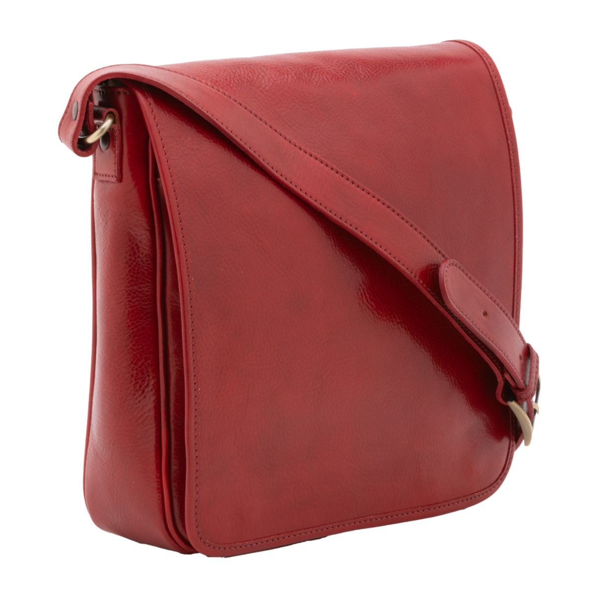 Borsa a tracolla  da uomo In Vera pelle Made in Italy 29x28x9 cm