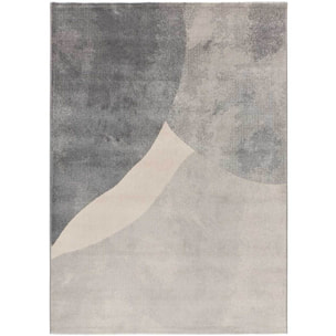 MONIC Alfombra con formas orgÃ¡nicas en gris, varias medidas disponibles.