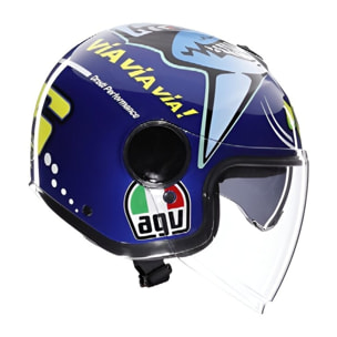 CASCO AGV ETERES E2206 ROSSI MISANO 2015