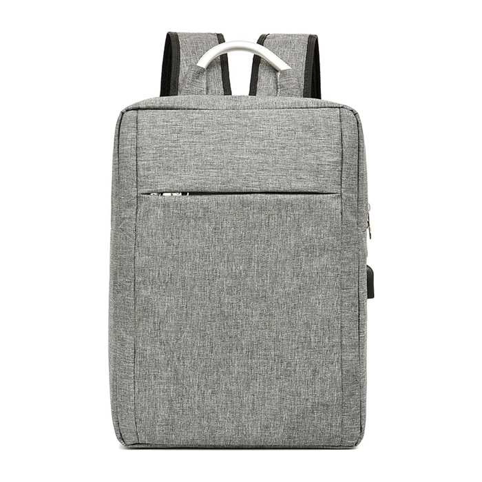 DAM Zaino per laptop con interfaccia di ricarica USB. 30x12x42cm. Grigio