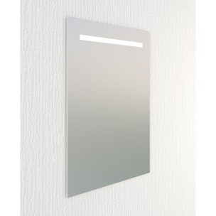 Miroir de salle de bain Lumiére led horizontal Alday, 60x80cm