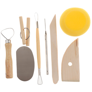 HERRAMIENTA ARCILLA 8 PIEZAS