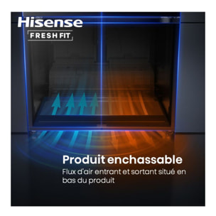 Réfrigérateur multi portes HISENSE RQ768N4GBE freshfit