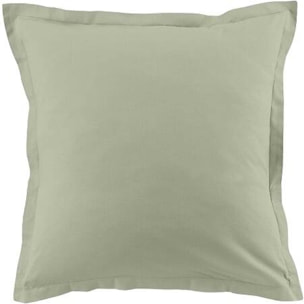 Paire De Taie D'oreiller 100%coton 57fils/2 Verveine