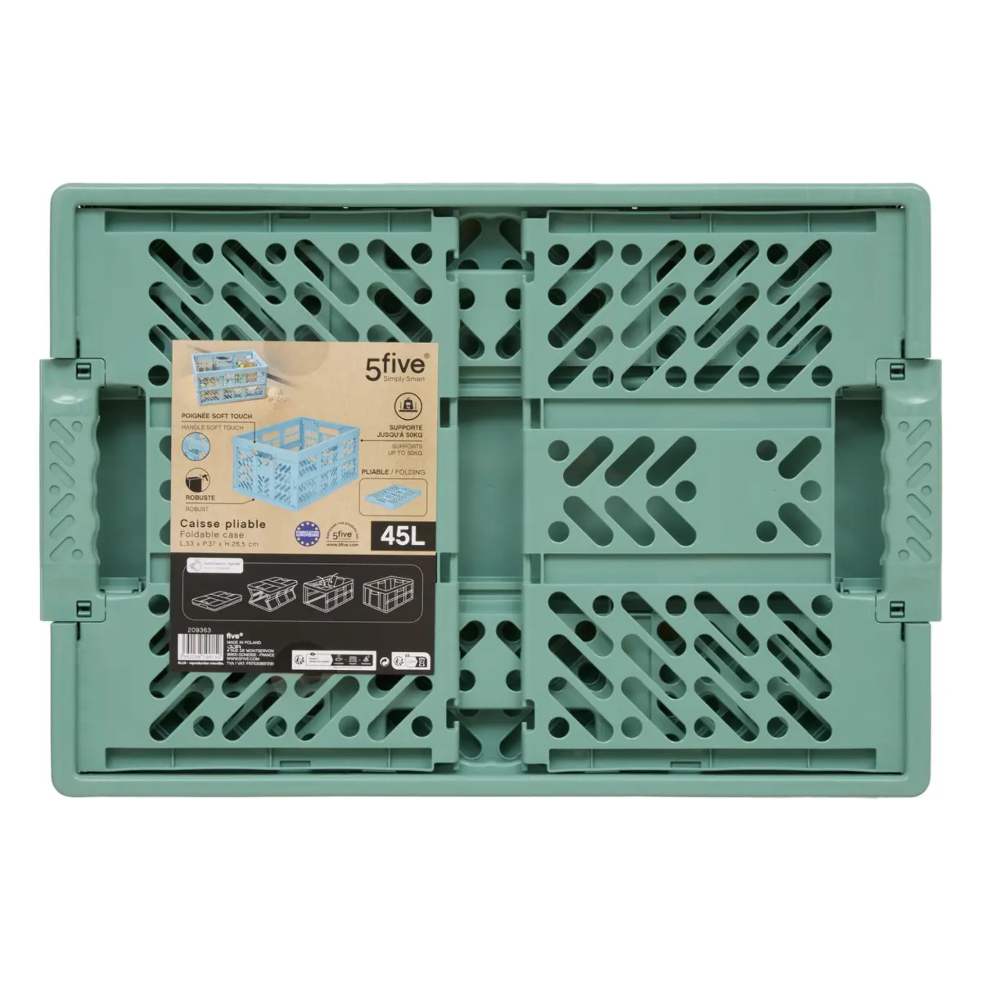 Caisse Fold'n Box 45L plastique