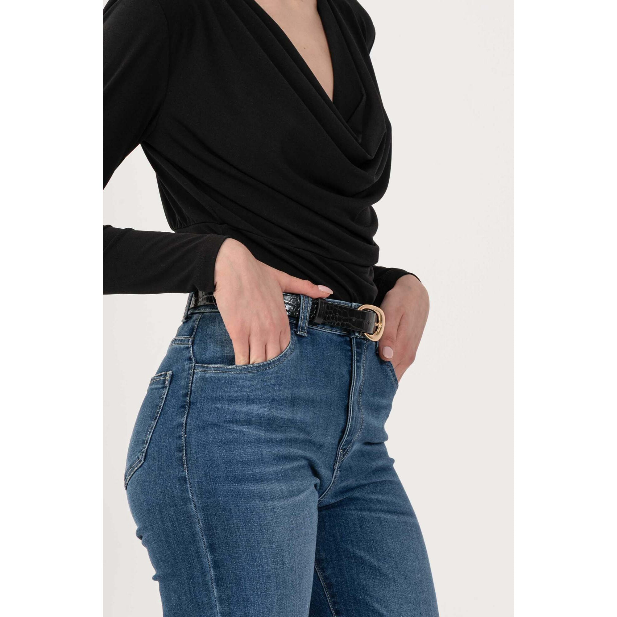 Kocca - Cintura stampa coccodrillo Donna