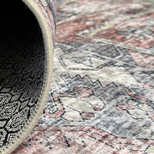 Tapis salon kilim motif oriental, ORIA, tissée et chaleureuse