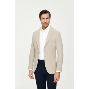 Camicia Uomo 1 Bottone Button Down Slim Oxford Lavato Unito Bianco