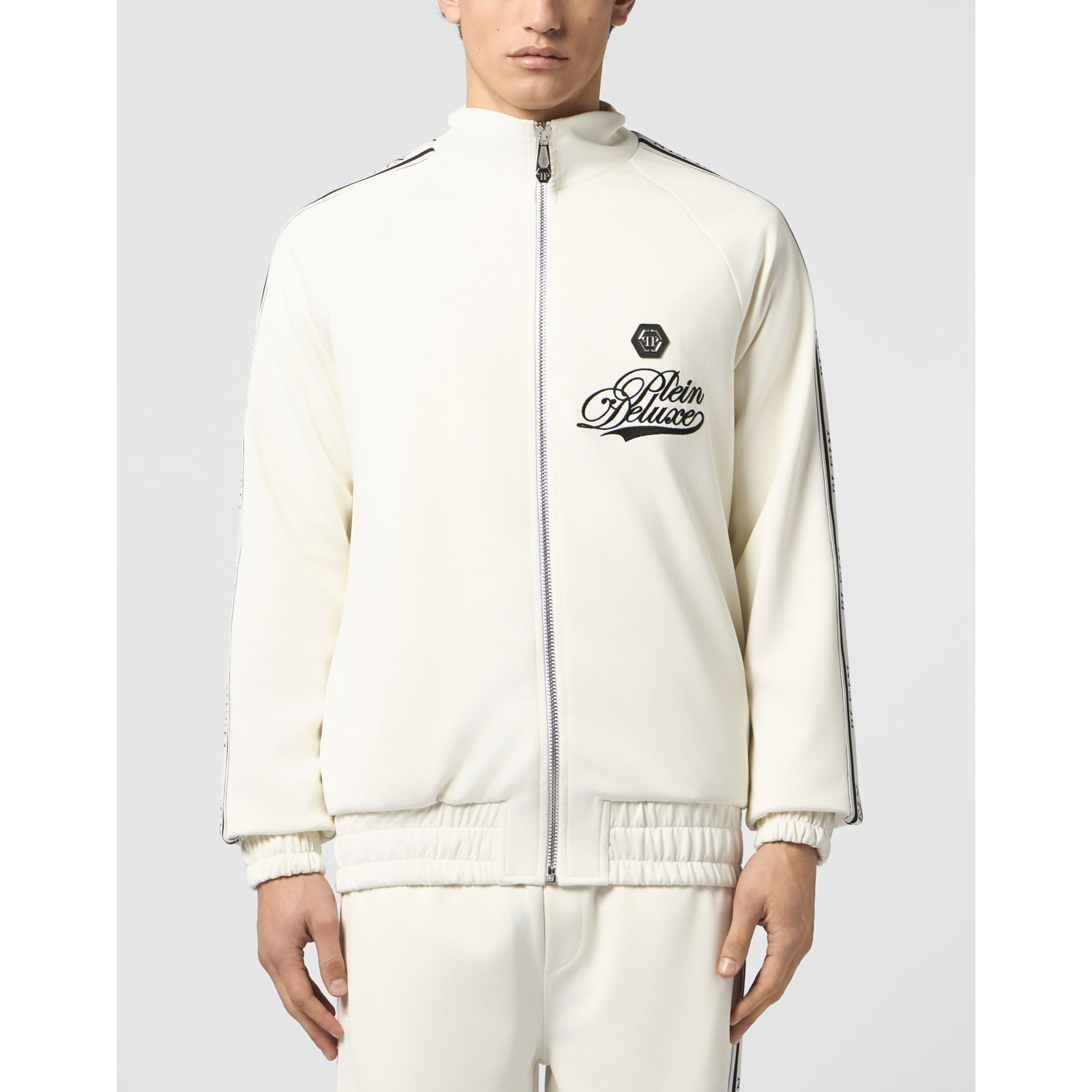 PHILIPP PLEIN Tracksuit Jacket Plein Deluxe Signature Signature