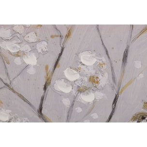 Set 2 Lienzos Almendro 40% Pintado Mano 60x3x60 Cm