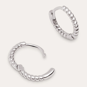 Orecchino Twist in Argento