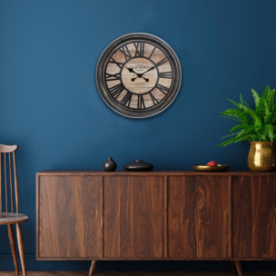 Reloj decorativo en relieve en plástico pr. 49 x pr. 5,5 cm