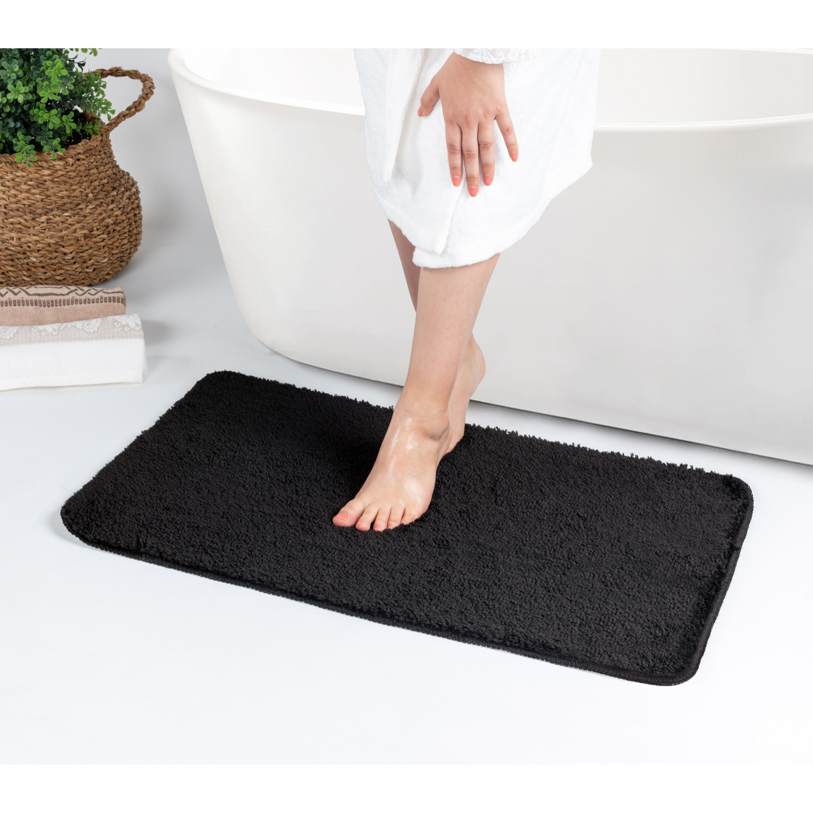JUNE Alfombra de Baño Antideslizante Lavable