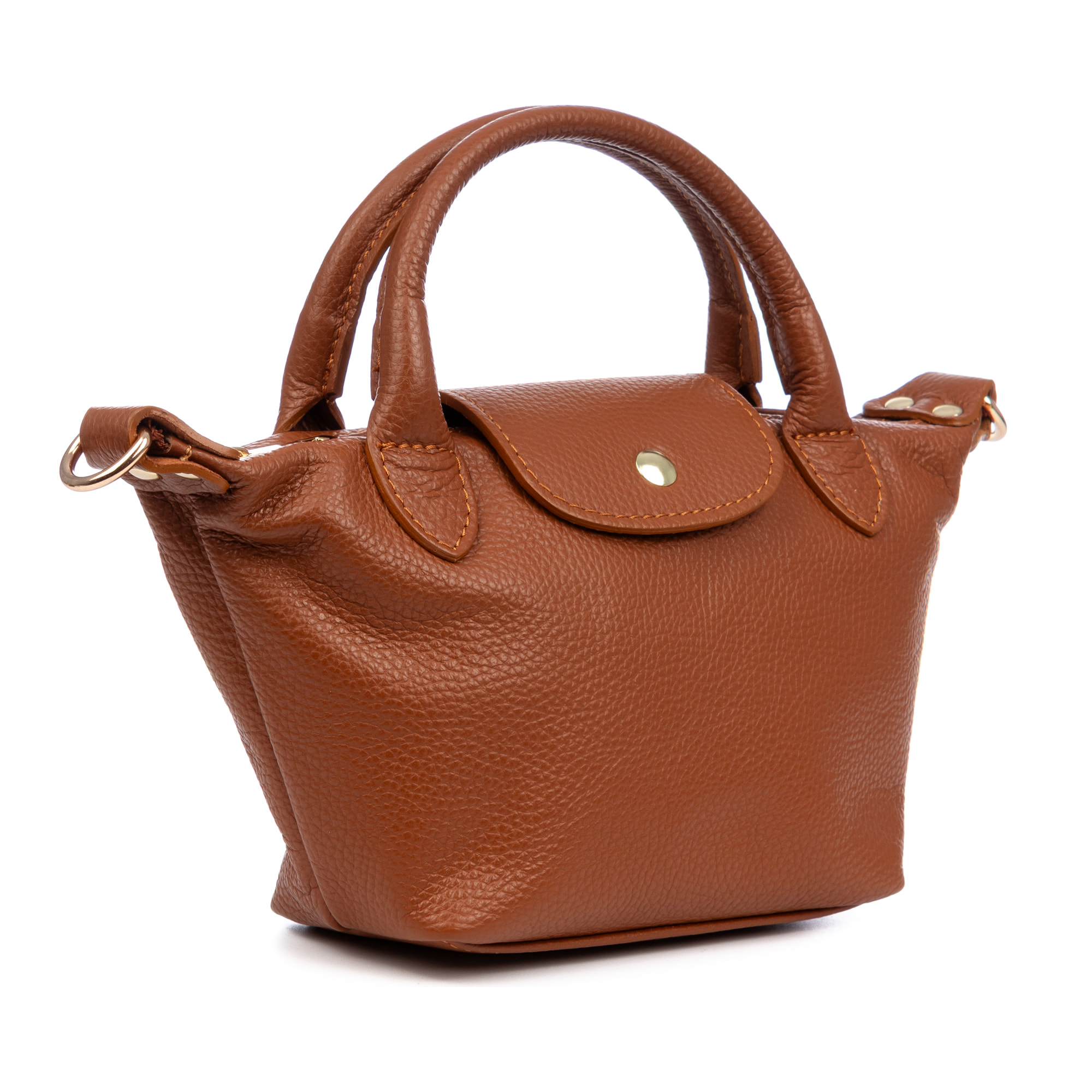 Aurano bolso bandolera tipo Tote mujer. Piel auténtica Dollaro bitono.