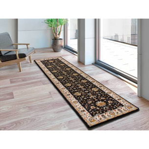 CLASSIC Alfombra estilo clásico de pelo corto en color antracita, varias medidas disponibles