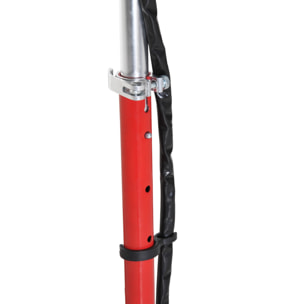 Patinete Eléctrico Plegable Acero PP 74x36x73-91cm Rojo