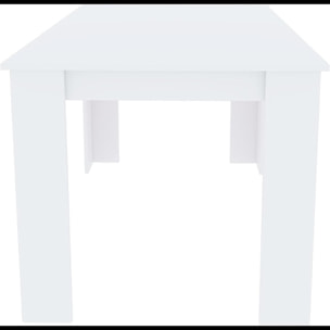 Tavolo da Pranzo Allungabile Estensibile Fino a 190 cm Tavolino Per 6 Persone Salotto Soggiorno Salone Design Moderno 190 x 78 x 90 cm Bianco