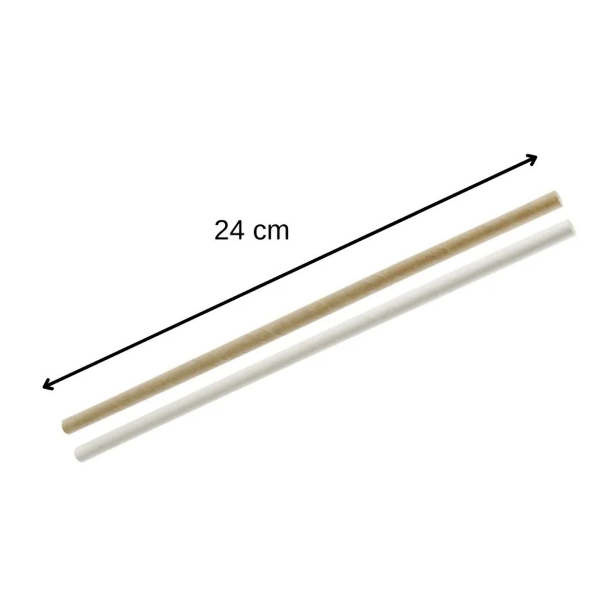 Pailles en papier  24 cm Fackelmann Bar Concept