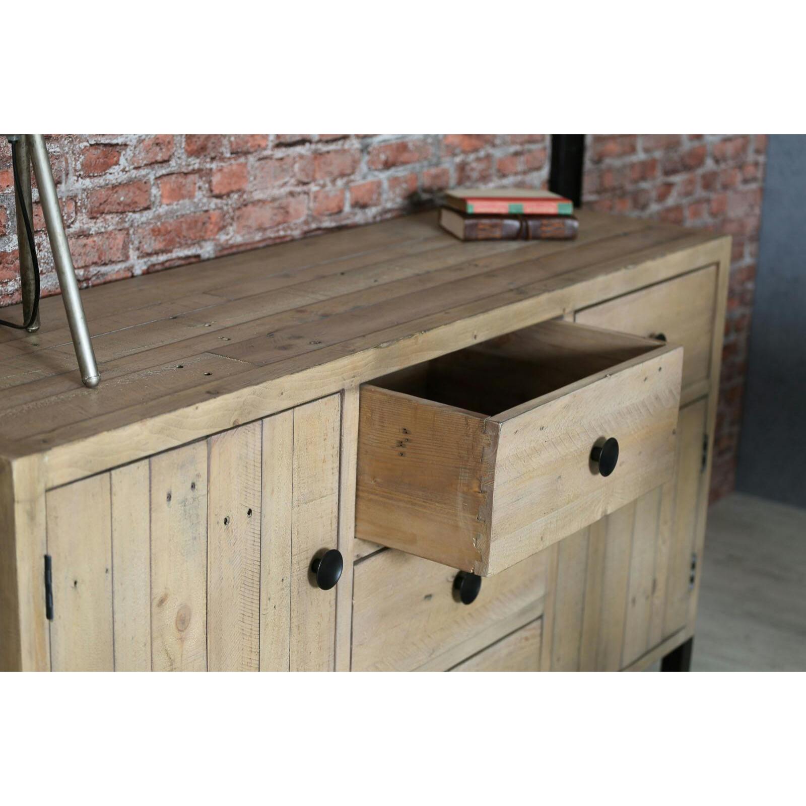 Buffet 152 cm bois recyclé AUCKLAND
