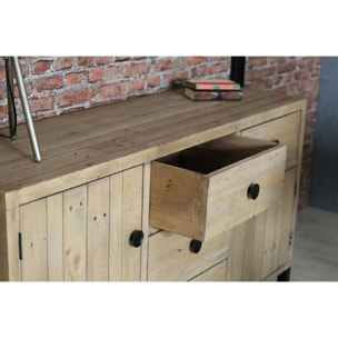 Buffet 152 cm bois recyclé AUCKLAND