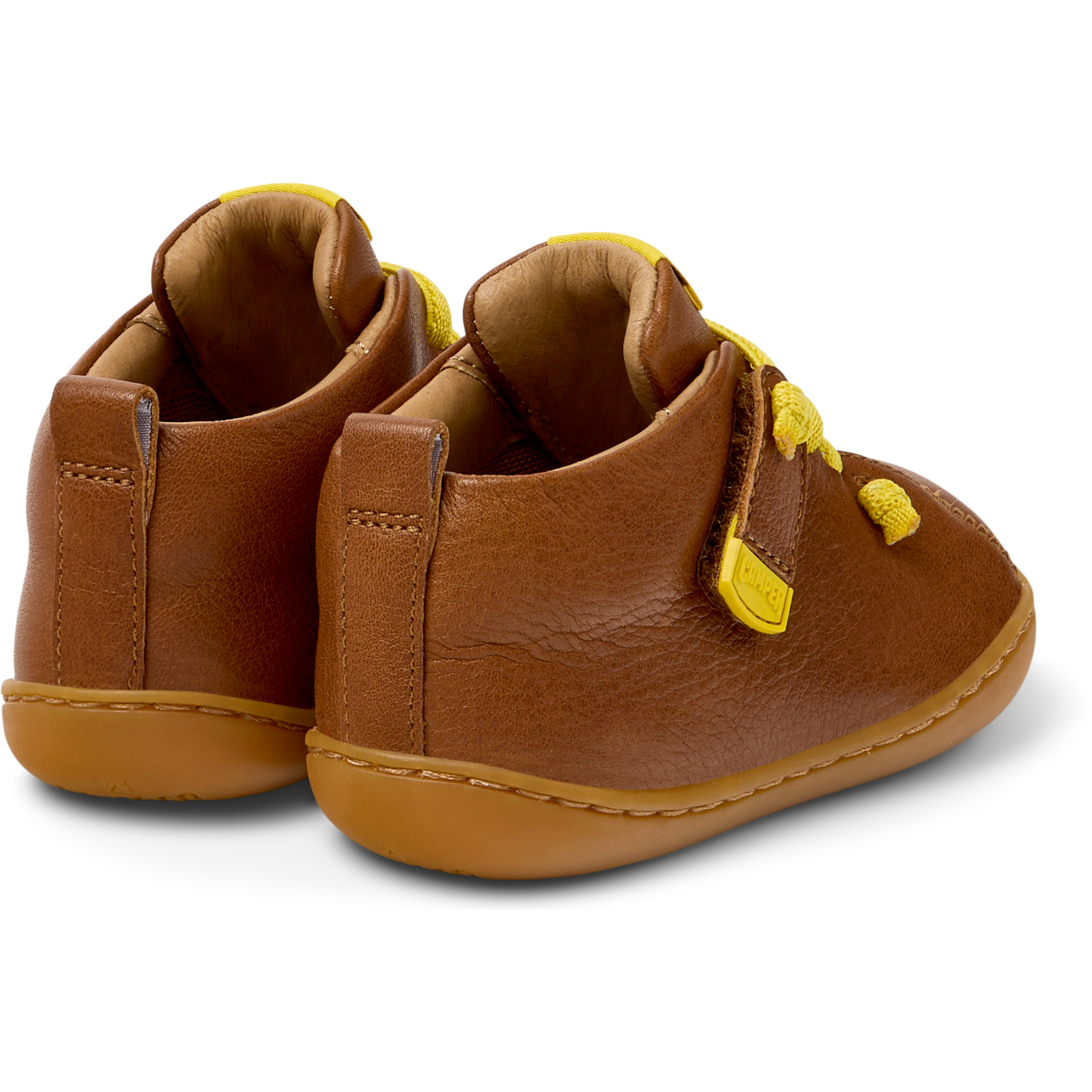 Sneakers - CAMPER Peu Cami - Marrone - Pelle liscia