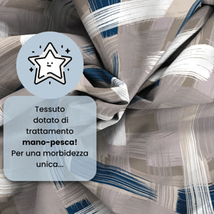 COMPLETO LETTO FANTASY, 100% Microfibra - PENNELLATE
