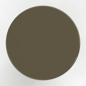 Table d'appoint laquée vert kaki en MDF D50 cm - Apoline